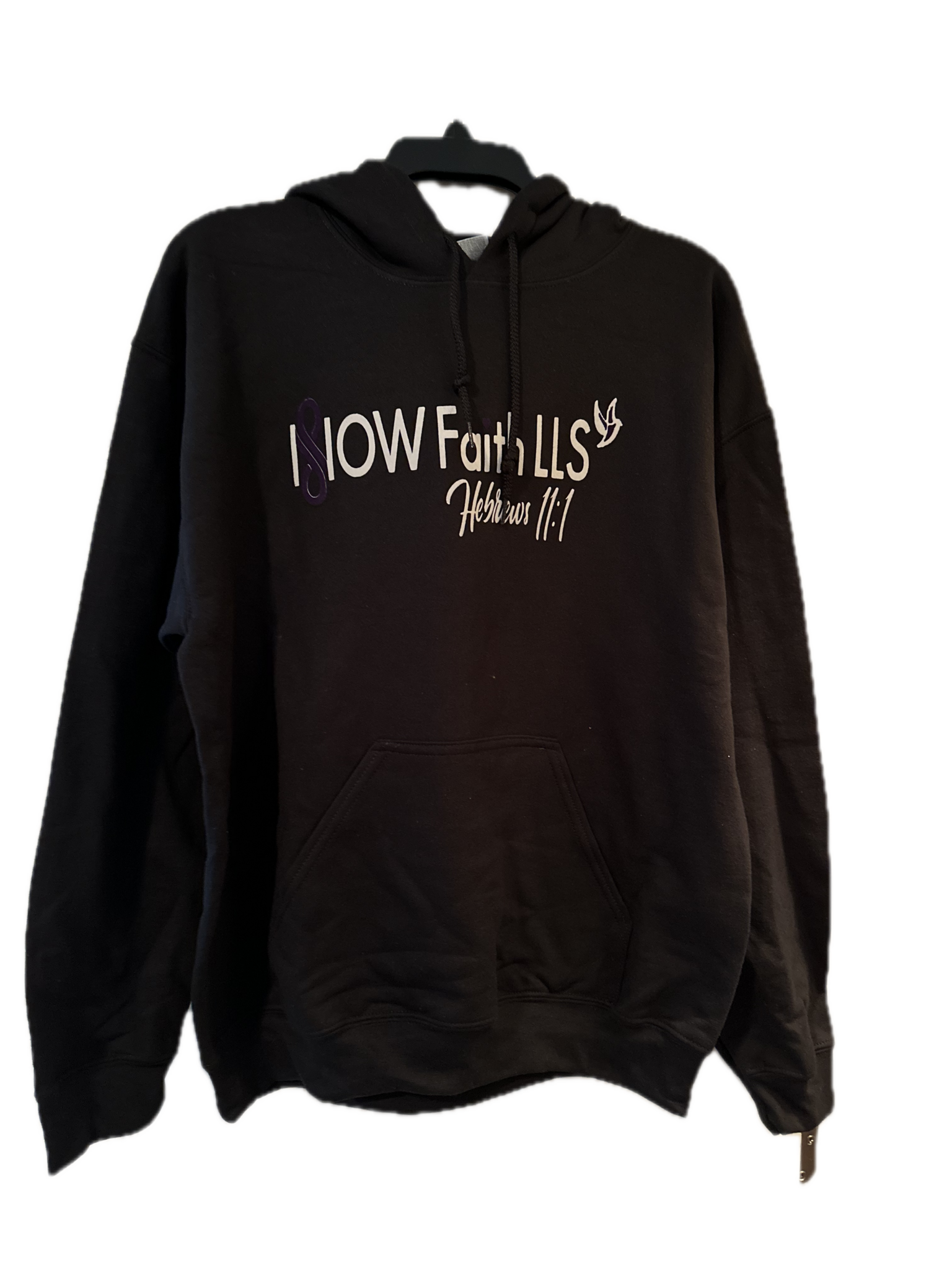 black hoodie