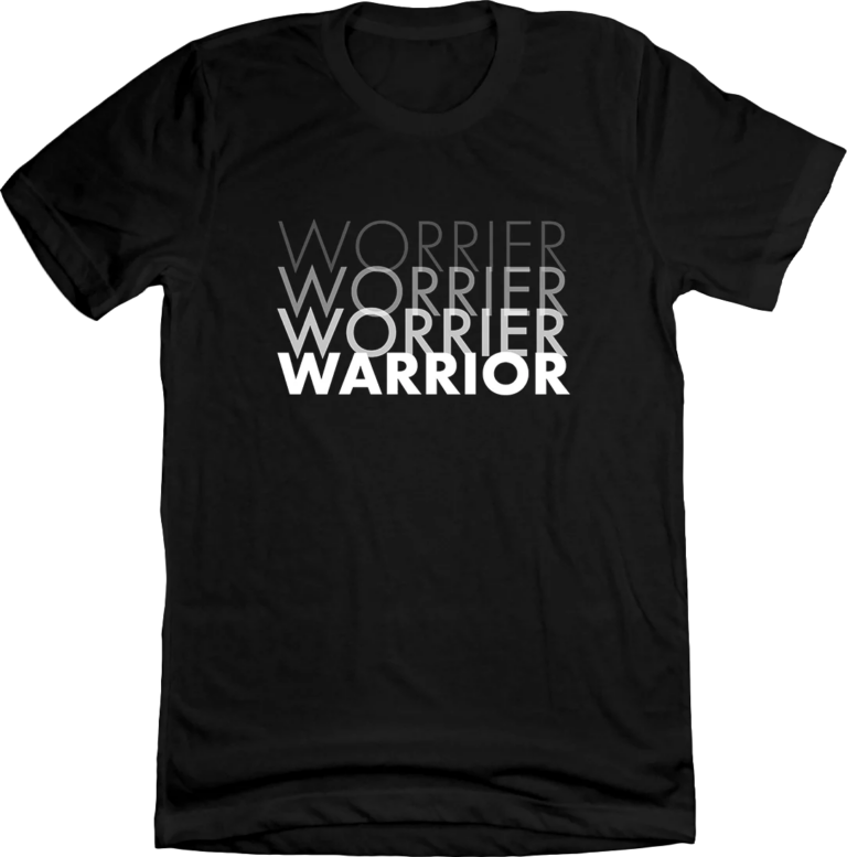 worrier warrior t shirt